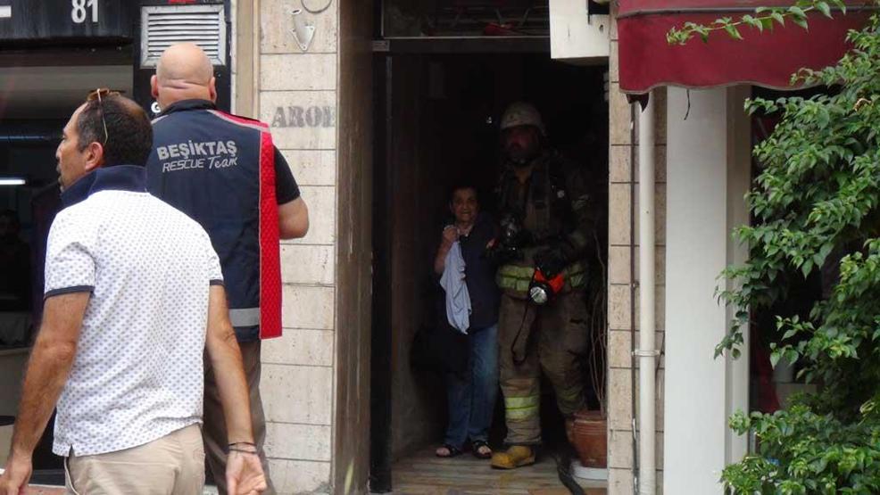 Şişli’de yangın paniği