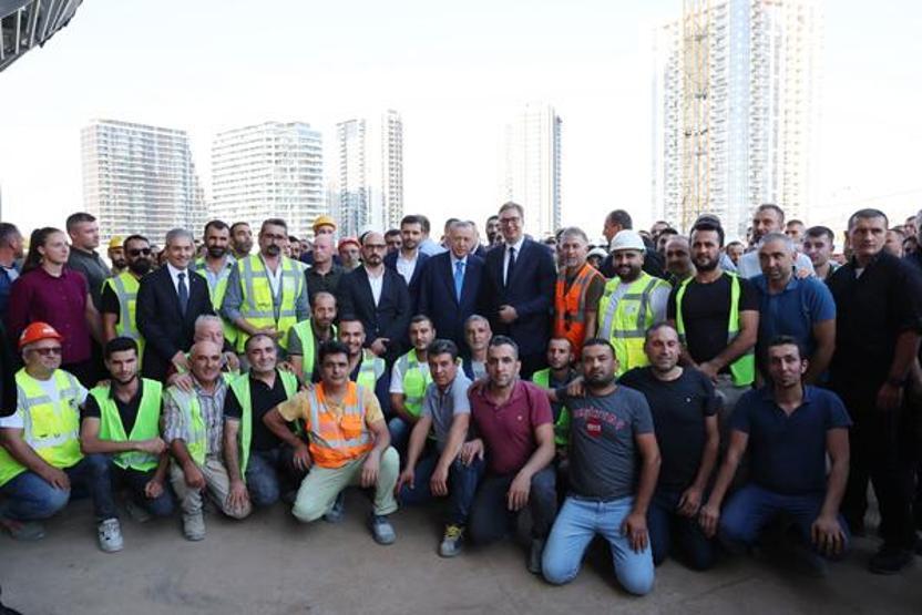 Cumhurbaşkanı Erdoğan, Belgrad Kulesi’ni ziyaret etti