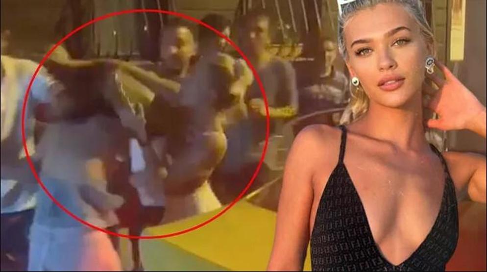 Melisa Döngel sokak ortasında saç başa kavga etti