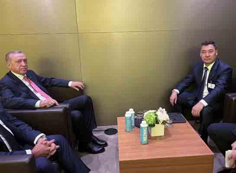 Cumhurbaşkanı Erdoğan, BM Genel Merkezinde liderlerle görüştü