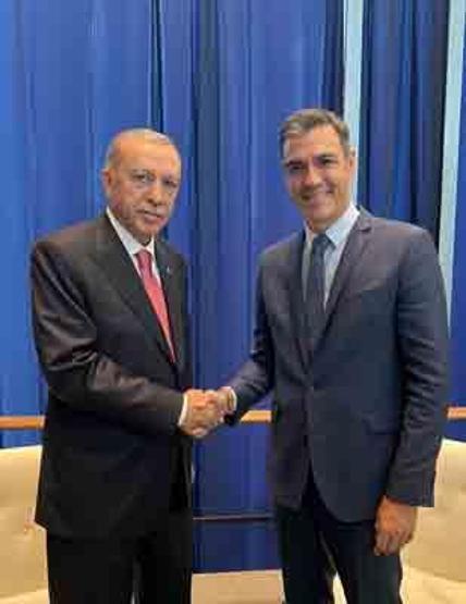 Cumhurbaşkanı Erdoğan, BM Genel Merkezinde liderlerle görüştü