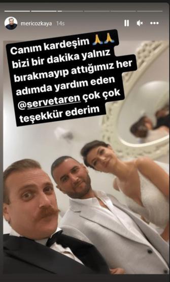 Meriç Özkaya güzel haberi Instagram hesabından duyurdu