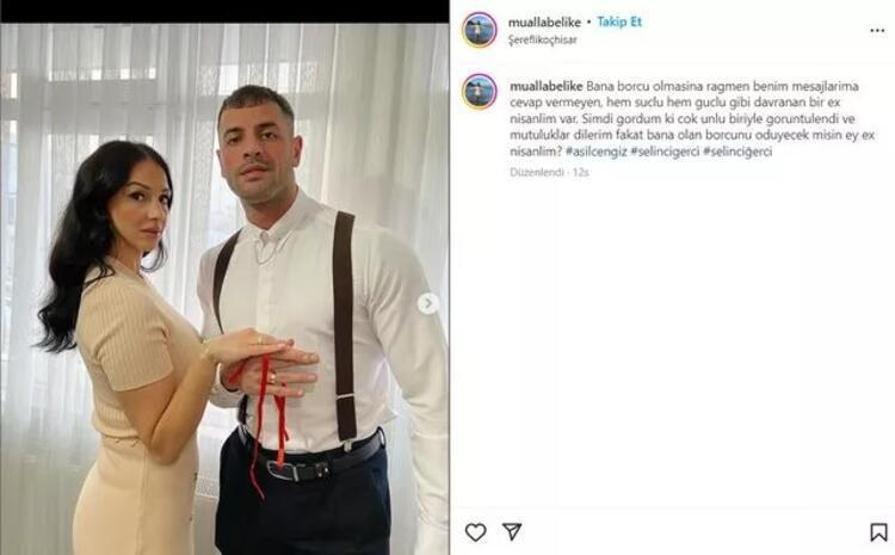 Selin Ciğercinin yeni sevgilisinin eski nişanlısından bomba paylaşım