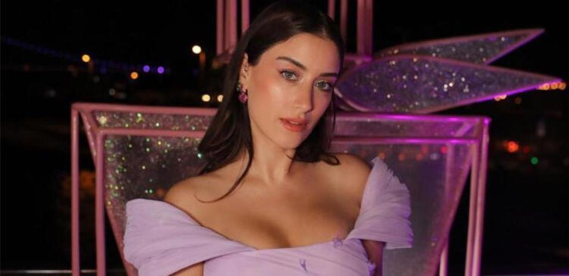 Hazal Kayadan göbek dekolteli tercih