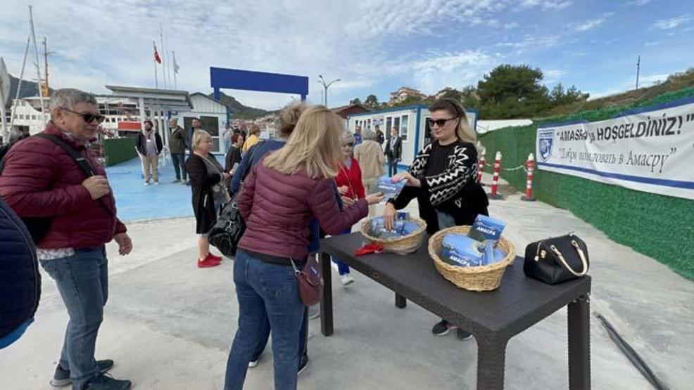 Amasraya kruvaziyer ile 3 ayda 3 bin 358 turist