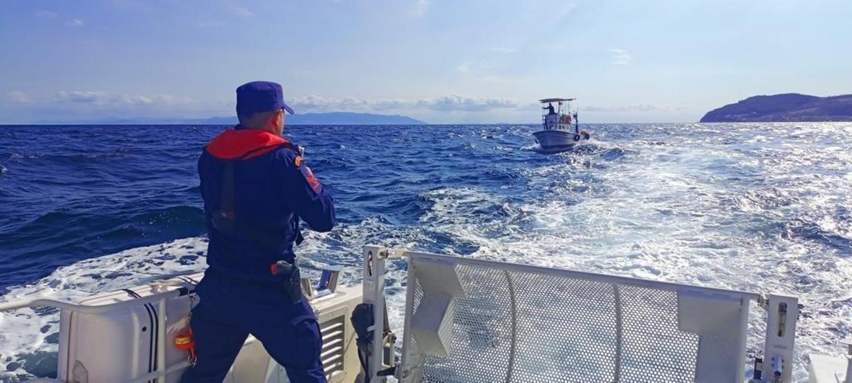 Sahil güvenlikten denizde göçmen tatbikatı