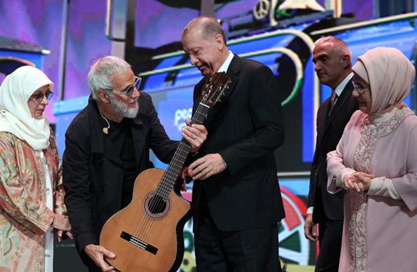 Cumhurbaşkanı Erdoğan, Yusuf İslamın konserine katıldı
