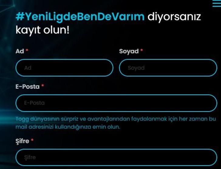 TOGG yeniligde ben de varım imza atma kampanyası nasıl yapılır