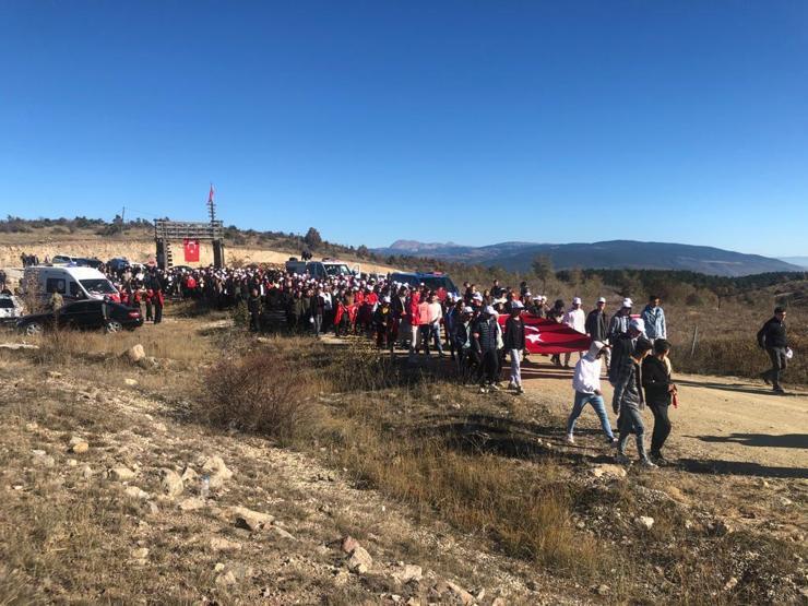 Çankırıda 13üncü İstiklal Yolu Yürüyüşü gerçekleştirildi
