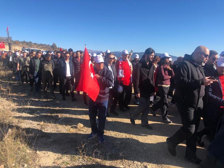 Çankırıda 13üncü İstiklal Yolu Yürüyüşü gerçekleştirildi