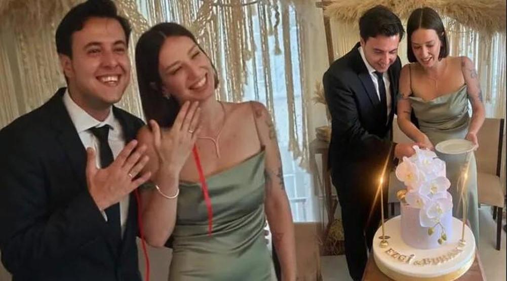 Güldür Güldür Showun Bahadırı Burak Topaloğlu ile Ezgi Tanır evlendi