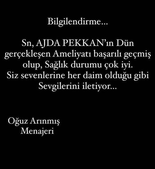 Ajda Pekkandan yeni haber geldi