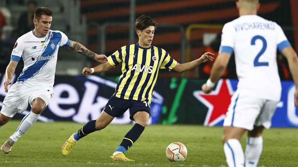 Dinamo Kiev Fenerbahçe maçına damga vurdu Arda Gülerden iki rekor birden