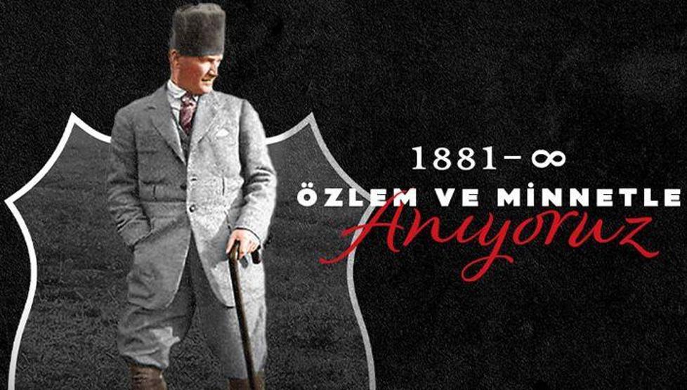 TFF ve kulüpler 10 Kasım mesajlarıyla Mustafa Kemal Atatürkü andı