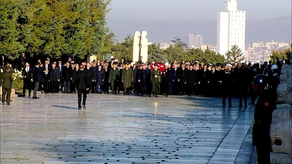 Türkiye Atasını anıyor Yurdun dört bir yanından kareler
