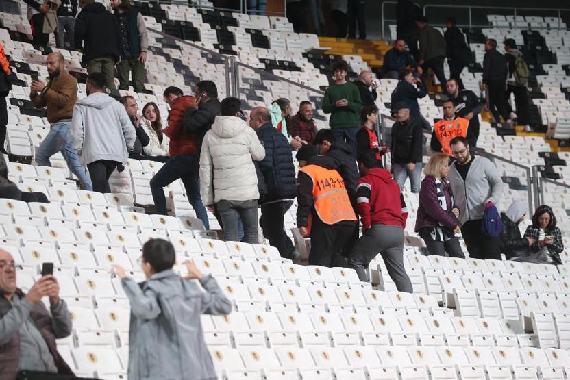 Vodafone Park böyle boşaltıldı İşte yaşananlar