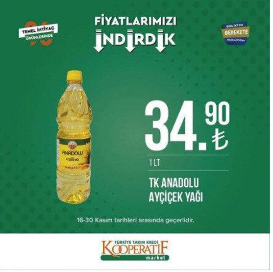 Tarım Kredi Kooperatifi 30 Kasım indirimli ürünler kataloğu
