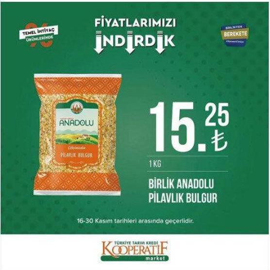 Tarım Kredi Kooperatifi 30 Kasım indirimli ürünler kataloğu