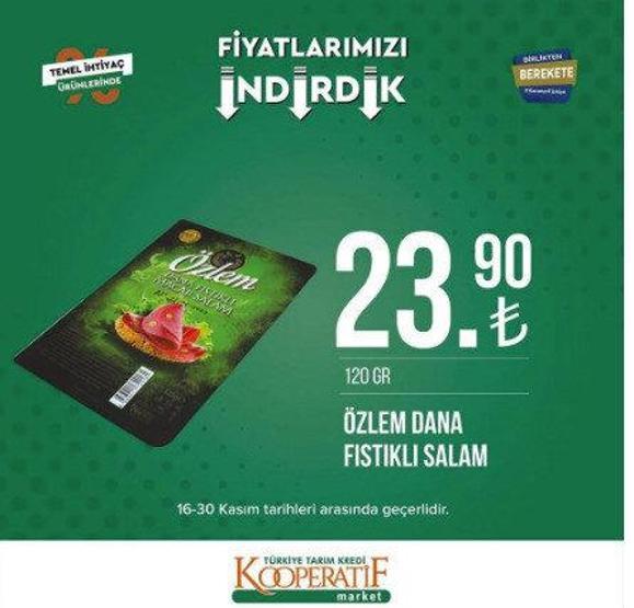 Tarım Kredi Kooperatifi 30 Kasım indirimli ürünler kataloğu