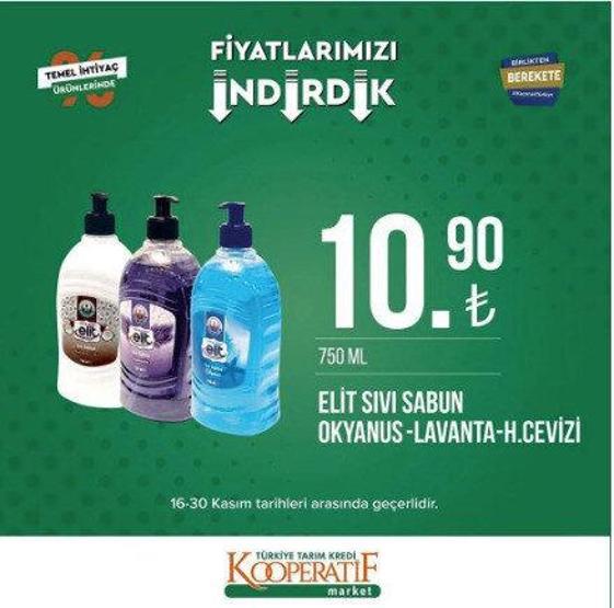 Tarım Kredi Kooperatifi 30 Kasım indirimli ürünler kataloğu