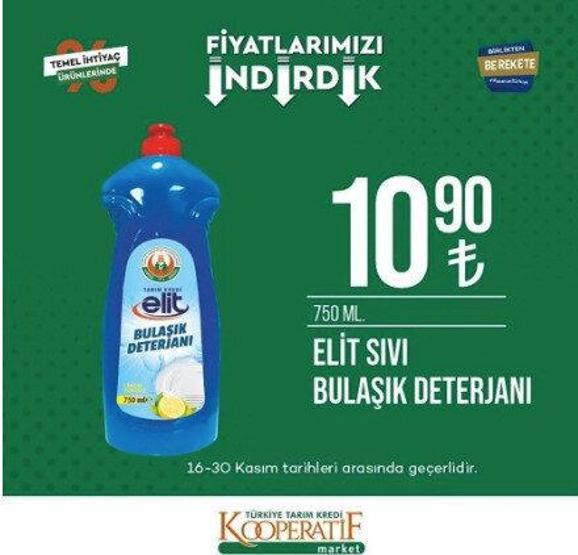 Tarım Kredi Kooperatifi 30 Kasım indirimli ürünler kataloğu
