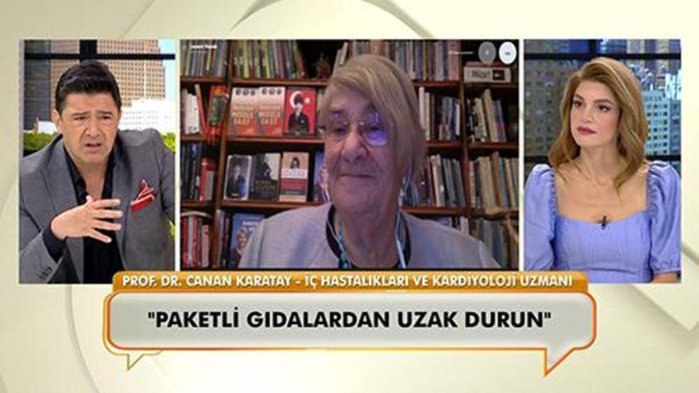 Prof. Dr. Canan Karatay’dan tavsiye: “Saat 7’den sonra bir şey yemeyin”