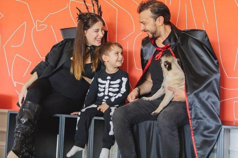 Hazal Kaya ve Ali Atay oğullarının yeni yaşını kutladı