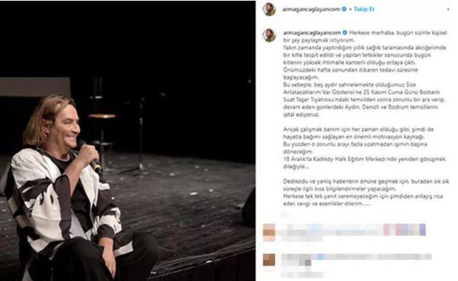 Armağan Çağlayan akciğer kanserine yakalandı