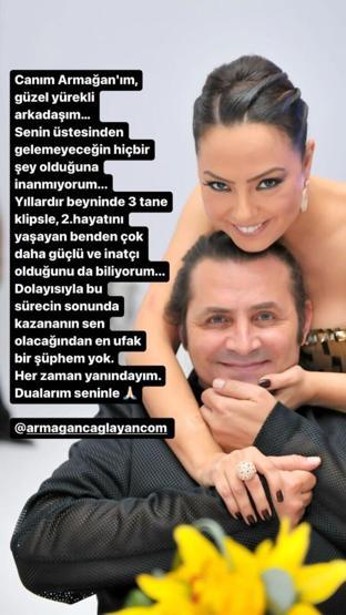 Ebru Gündeşten Armağan Çağlayan’a destek
