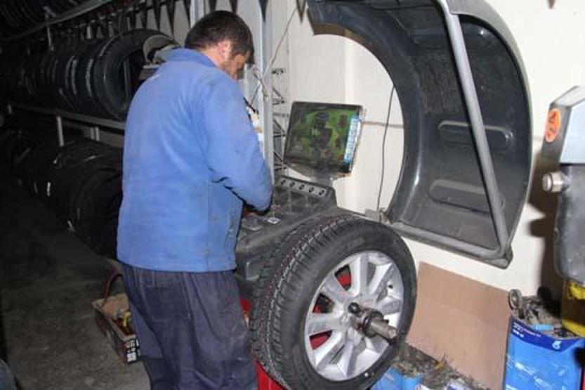 Sayılı günler kaldı Kış lastiği yoğunluğu