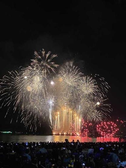 Taylandda renkli görüntüler: Pattaya Havai Fişek Festivali