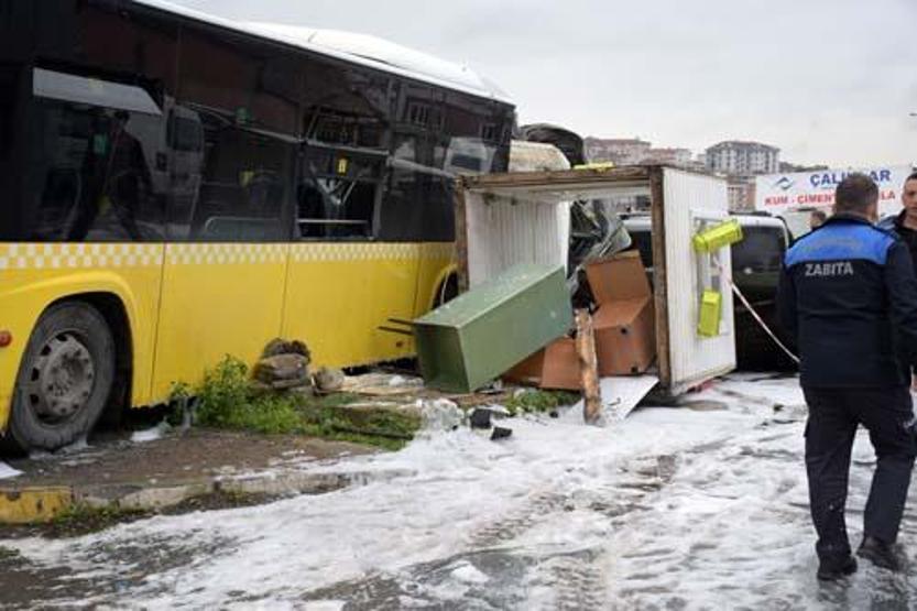 Alibeyköyde İETT otobüsüne çarpan vatman tutuklandı