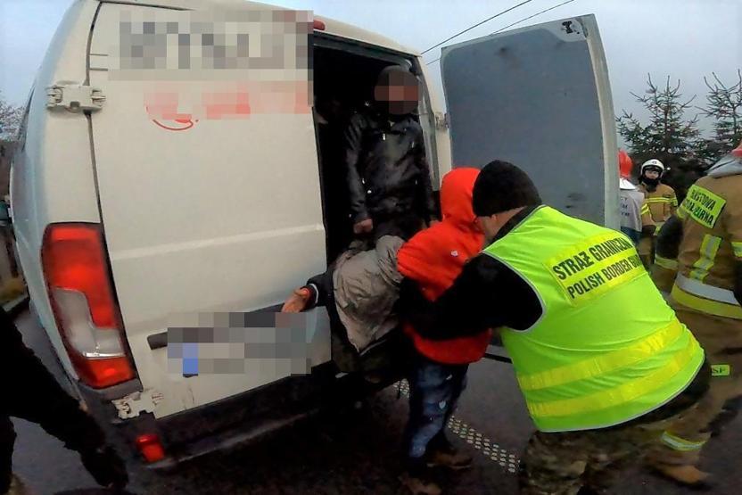 Polonyada 23 kaçak göçmen yakalandı