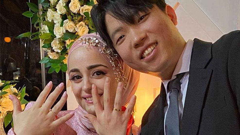 Rizeye Güney Koreden damat