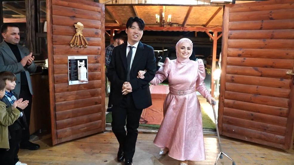 Rizeye Güney Koreden damat