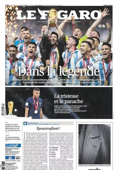 Messi ve Arjantinin Dünya Kupası zaferi manşetlerde