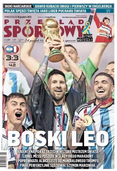 Messi ve Arjantinin Dünya Kupası zaferi manşetlerde
