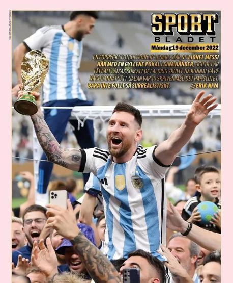 Messi ve Arjantinin Dünya Kupası zaferi manşetlerde