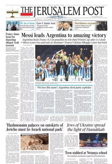 Messi ve Arjantinin Dünya Kupası zaferi manşetlerde