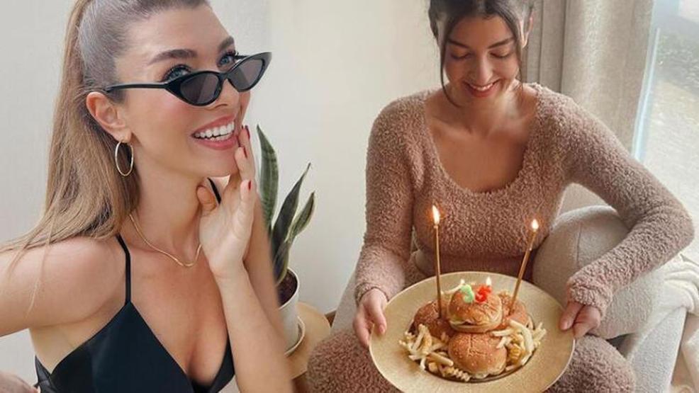 Aslıhan Güner doğum gününü kutlamaya doyamadı