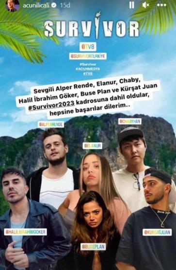 Acun Ilıcalı, Survivor kadrosuna katılan iki yeni ismi açıkladı