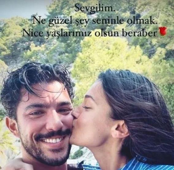 Pınar Denizden romantik kutlama