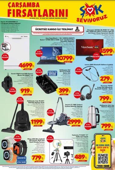ŞOK 30 Aralık - 3 Ocak aktüel ürünler kataloğu Bu hafta ŞOK markette neler var