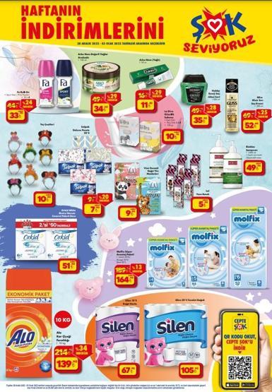 ŞOK 30 Aralık - 3 Ocak aktüel ürünler kataloğu Bu hafta ŞOK markette neler var