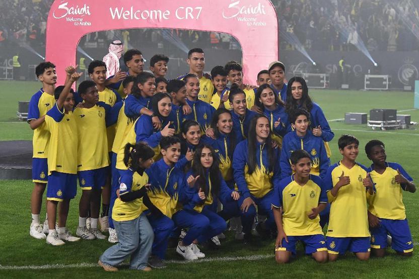 Cristiano Ronaldoya Suudi Arabistanda coşkulu karşılama