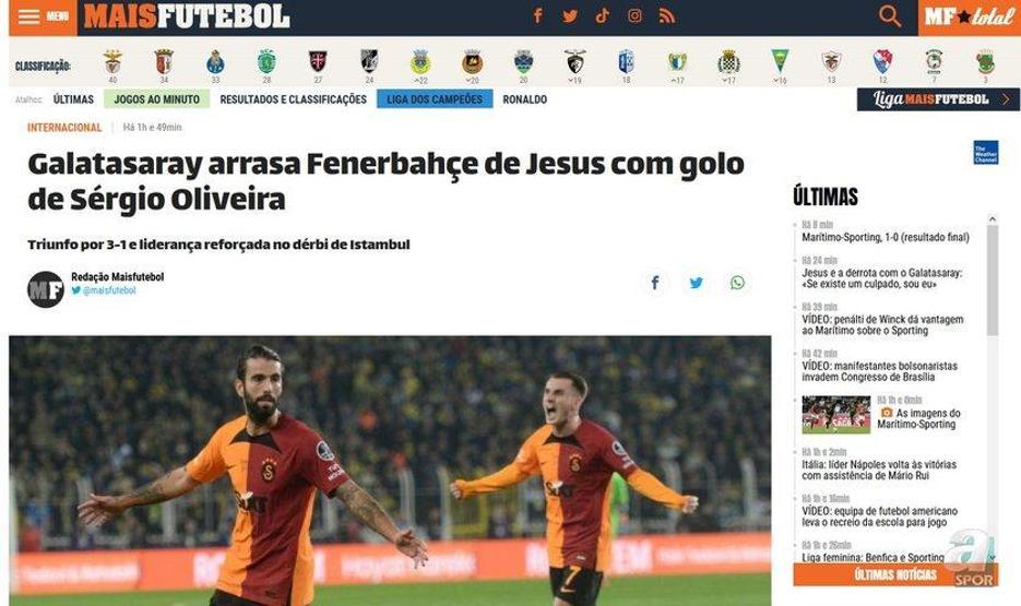 Dış basında Fenerbahçe-Galatasaray manşetleri