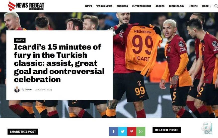 Dış basında Fenerbahçe-Galatasaray manşetleri