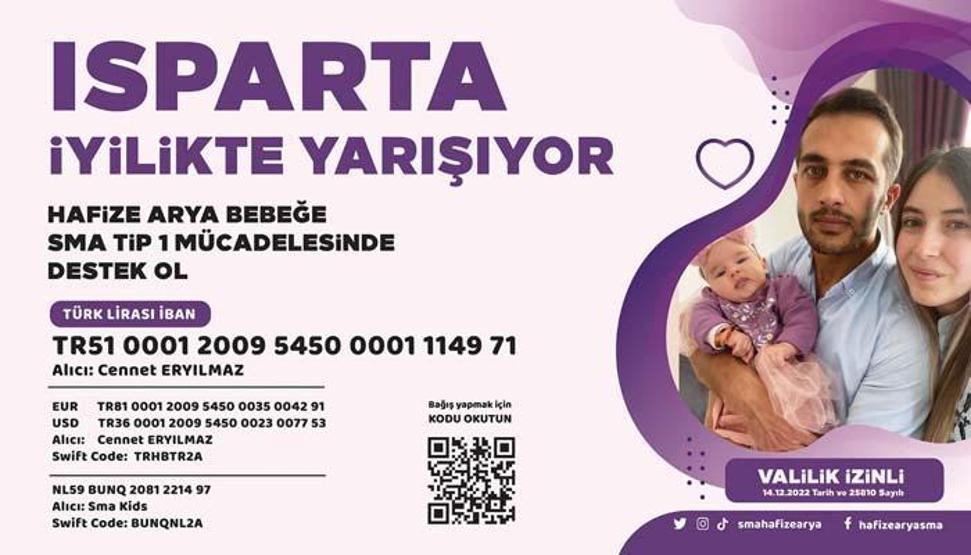 SMAlı Arya bebeğin tedavi kampanyasında yüzde 50ye yaklaşıldı