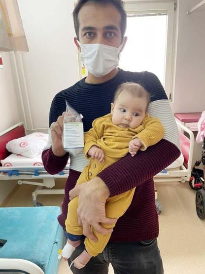SMAlı Arya bebeğin tedavi kampanyasında yüzde 50ye yaklaşıldı