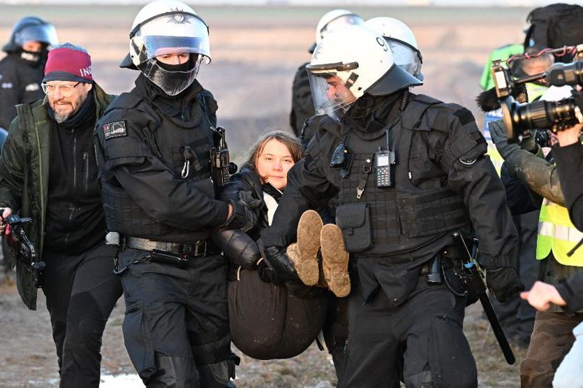 Greta Thunberg Almanyada gözaltına alındı